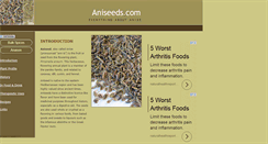 Desktop Screenshot of aniseeds.com